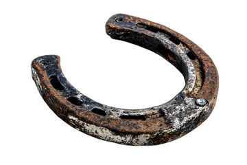 horseshoe isolated on white