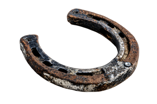 horseshoe isolated on white