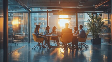 Diverse Group Working Together in Workplace