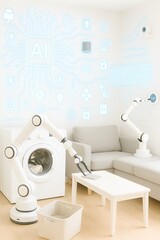 Smart Home Automation with AI and Robotic Assistance