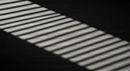Geometric Linear Wall With Soft Lighting & Shadow