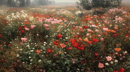 field of flowers