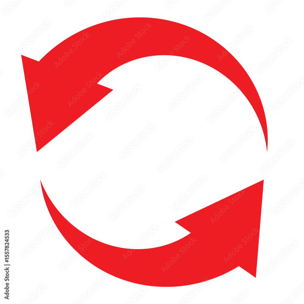 Fototapete circle arrow icon set. circular arrow icon, refresh, reload, rotation arrow icon symbol sign. black 