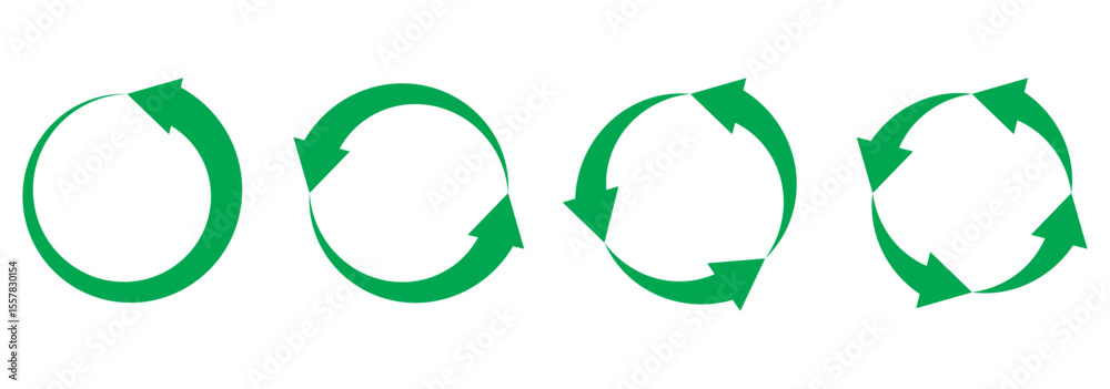 Fototapete circle arrow icon set. Blue circular arrow icon, refresh, reload arrow icon symbol sign. Blue Reload vector icon set. repeat vector. restart or reset sign. Repeat cycle symbol. Blue rotation arrow.