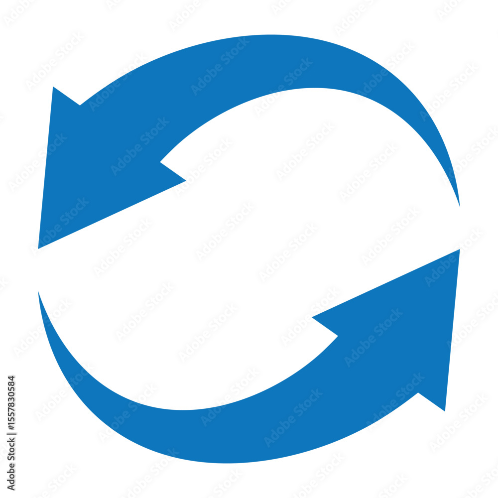 Fototapete circle arrow icon set. circular arrow icon, refresh, reload arrow icon symbol sign, vector illustrat