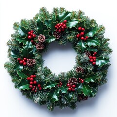 Festive Christmas wreath (10)