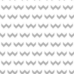 Zig zag gray and white tile. Geometric minimalist pattern. Seamless pattern background. Scandinavian design.