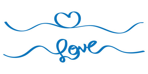 Hearts continuous one line art drawing. Hand drawn vector minimalist illustration of love concept. Symbol of love one line abstract minimalist doodle outline. Vector illustration.