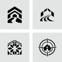 Modern Home & Real Estate Logo Design Concepts  Innovative House Icons for Your Brand