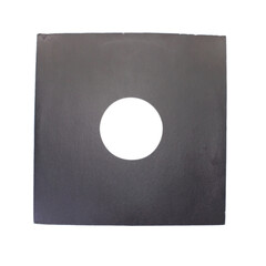 Vinyl record sleeve, black