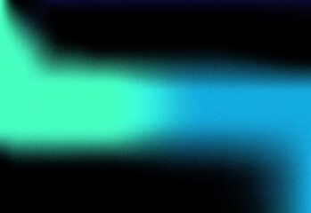 Dark grainy background, green blue black abstract noise texture, vibrant color flow, banner poster header backdrop design, copy space