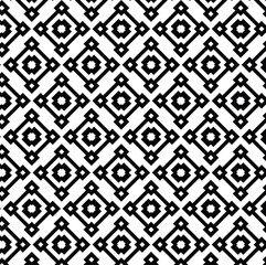 black and white seamless pattern, black geometric shapes on a white background, rhombus or diamond, pixelated or stepping-stone, thick and blocky,