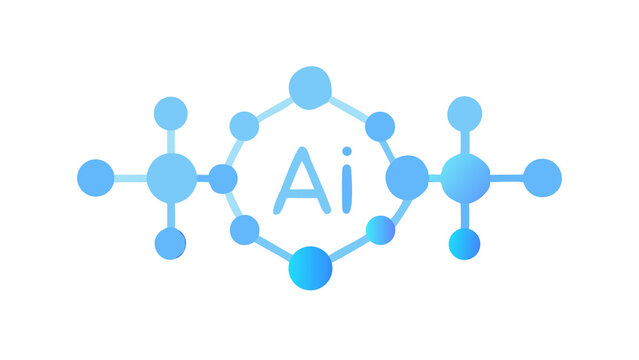 Minimalist Vector Icon &ndash; Tech & AI Symbol
