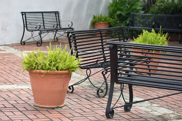 Cobbled Streets and Colonial Buildings in Dominican Republic