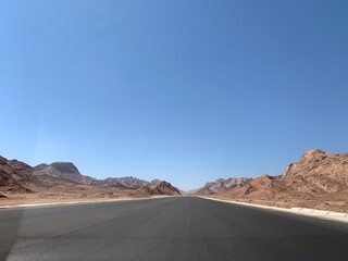 road in desert