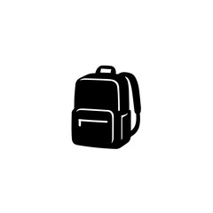 travel suitcase with luggage | bag silhouette