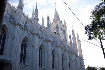 church on the sky
