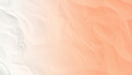 夕暮れのビーチをイメージしたピーチオレンジとサンドホワイトの自然な砂目背景テクスチャ

