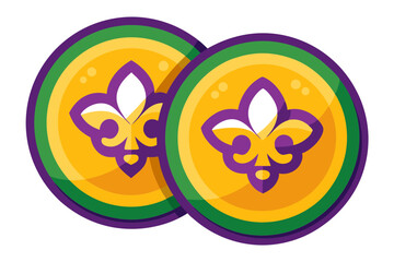 Classic Mardi Gras Doubloons for Parade and Carnival Decor