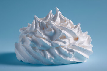 Sweet Dessert on Light Blue Background
