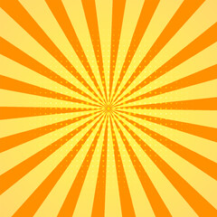 Yellow stripes background flyer