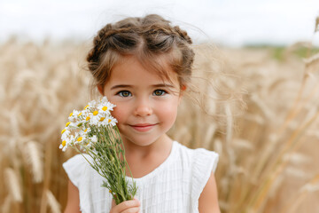 Child in a Wheat Field