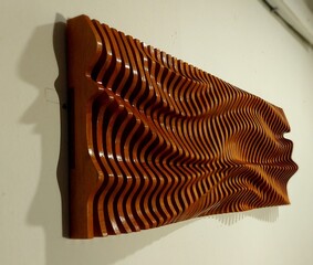 A unique piece of industrial-style furniture made from wood and metal, fully handcrafted and...