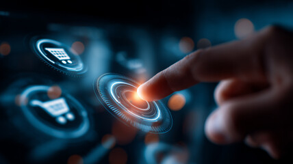 Futuristic Circular Menu
