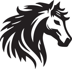 Obraz premium Elegant Horse Head Profile