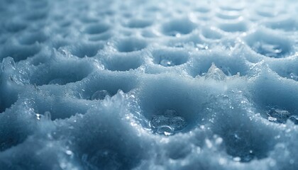 Abstract photo of ice texture with a punk style. Textured surface with a lot of ice, with semi-transparent solid block structure. Fresh, cold refreshment, background for bars and drinks.