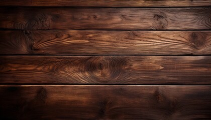 Fototapeta premium dark brown wooden planks forming rustic textured background
