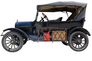 vintage car isolated on a transparent background png file