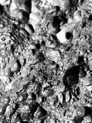foreground of volcanic rock, which is exposed to the sunlight