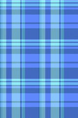 Throw tartan fabric check, revival seamless plaid pattern. Business texture textile background vector in blue and teal colors.