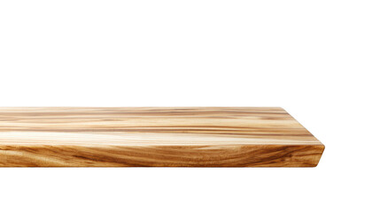 Natural wood serving board, elegant design, perfect for kitchen or dining use, isolated on white background.