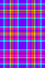 Vibrant neon plaid pattern.  Perfect for textile designs, website backgrounds, or playful branding. This bold, energetic design offers a striking visual texture, symbolizing energy and creativity.