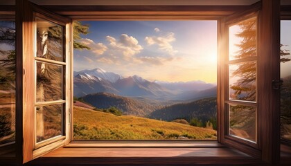 open window