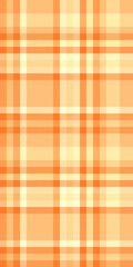 Chic plaid background vector, windowpane pattern seamless tartan. Gentleman fabric textile check texture in orange and yellow colors.