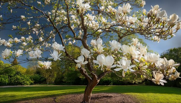 65 sweetbay magnolia a large tree with fragrant white flowers an