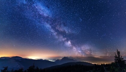 Fototapeta premium star filled night sky