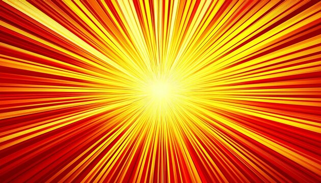 pixel art of sunburst yellow and red background comics zoom pixel background with copy space