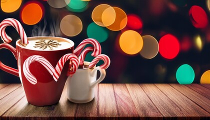 starbucks coffee in the new 2024 designed holiday cup in dallas texas on november 12 2024 holiday bokeh background
