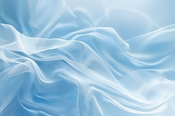 Obraz premium blue silk background