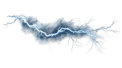Lightning bolt isolated with transparent background

