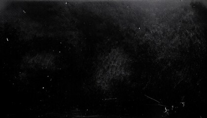 black old film dust overlay with scratches