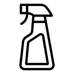 Cleaning spray icon. Vector line icon