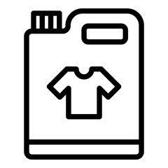 Detergent icon. Vector line icon