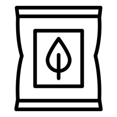 Fertilizer icon. Vector line icon