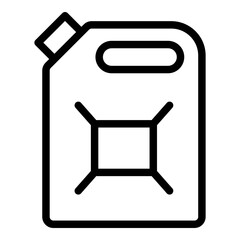 Gasoline icon. Vector line icon