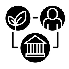 Esg Management  Icon Element For Design	